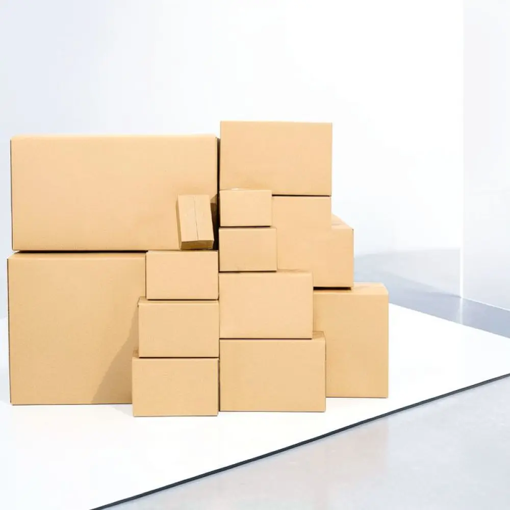Sturdy Corrugated Cardboard Carton Shipping Box Mailer Packaging Container Storage Case Parcel Packing Materials