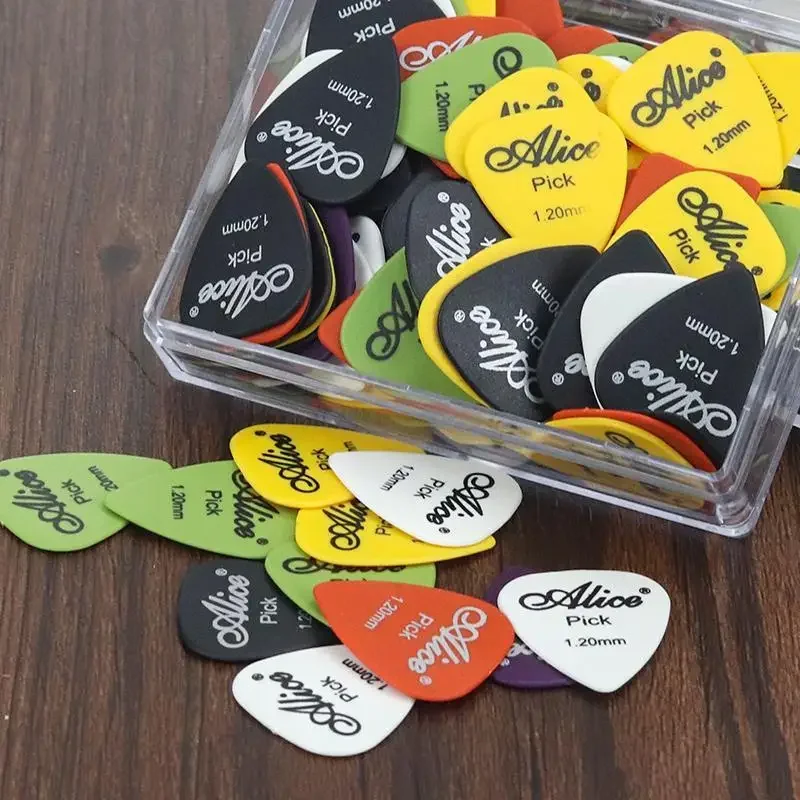 1/24/30PCS Matte Guitar Picks Alice Acoustic Electric Bass Plectrum Mediator Guitar Accessories Thickness 0.58 - 1.5 Mm