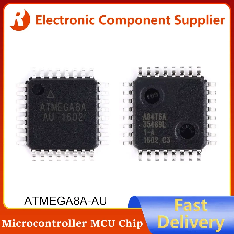 10Pcs ATMEGA8A-AU TQFP-32 ATMEGA8 ATMEGA8A TQFP32 100% Brand New Original 8-bit Microcontroller MCU Chip IC Integrated Circuit