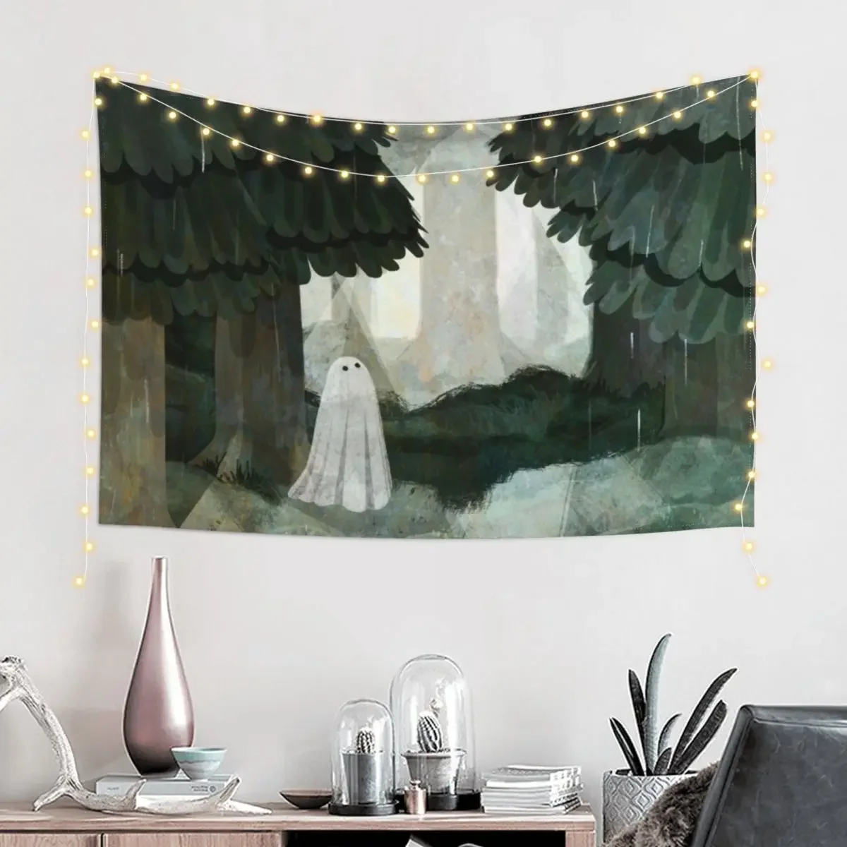 Pine Forest Clearing Tapestry Home Decor Accessories Home Decoration Tapestry