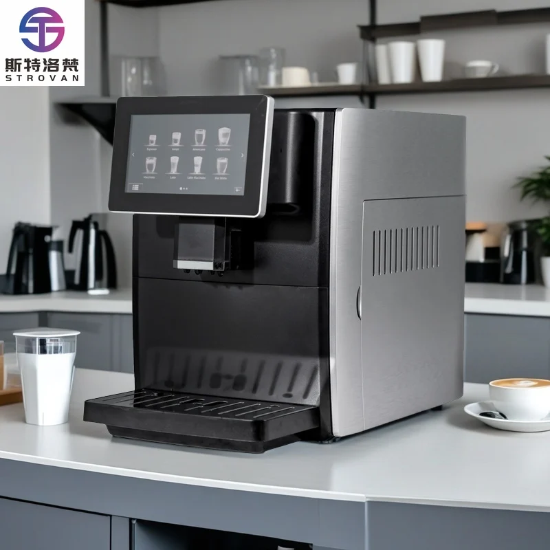 STLF Best-selling Fully Automatic Grinder Commercial Electric Espresso Coffee Making Machine