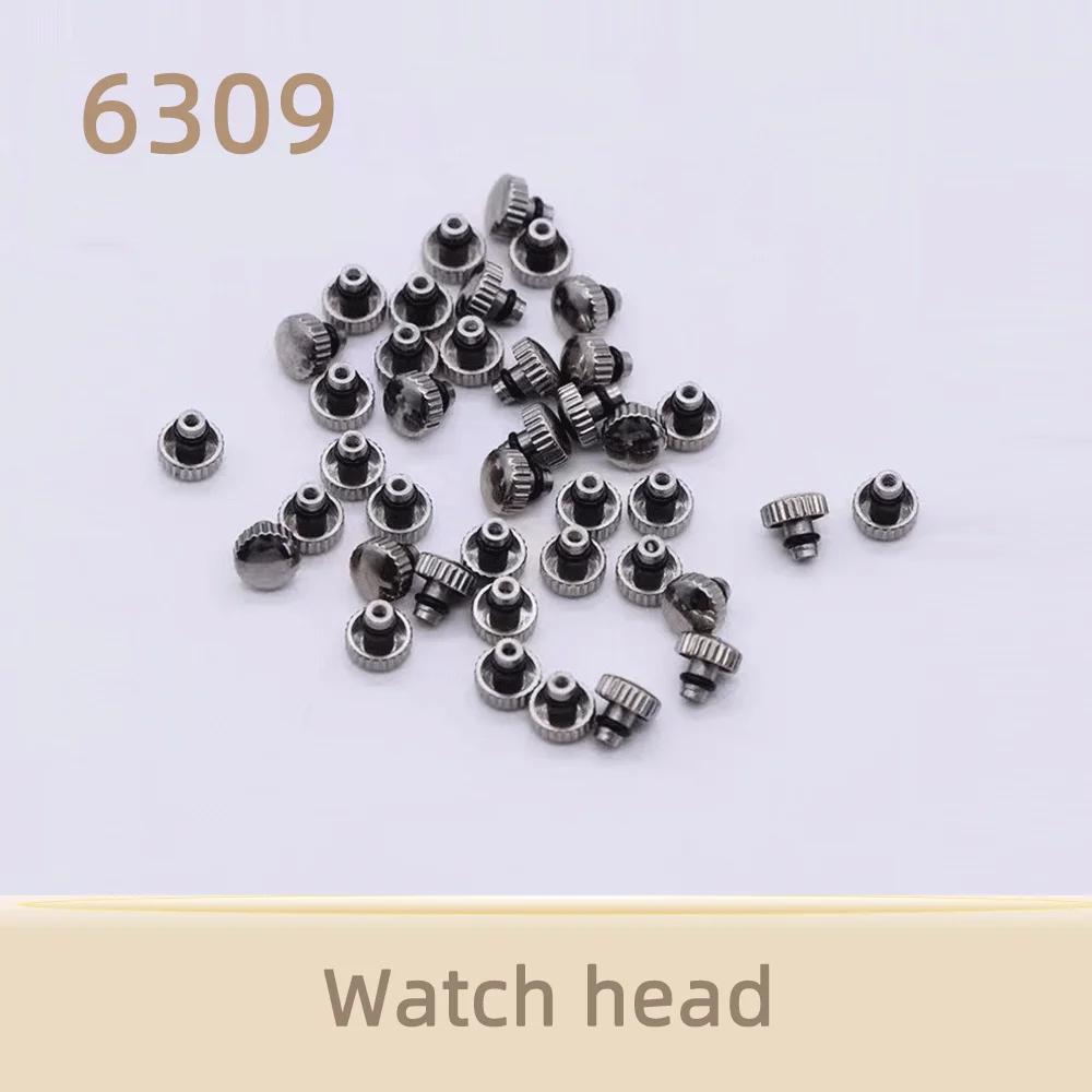 

Watch movement accessories watch crown for 6309 mechanical movement time adjustment crown coarse hole 4mm old-fashioned