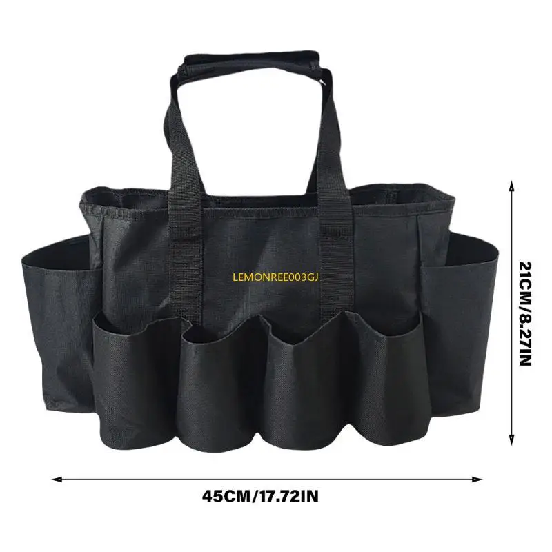 M4YC Multipurpose Kitchen Beverages Storage Bag Spacious Jar Organizing Handbag Holder For Jar And Can With Handle & Dividers