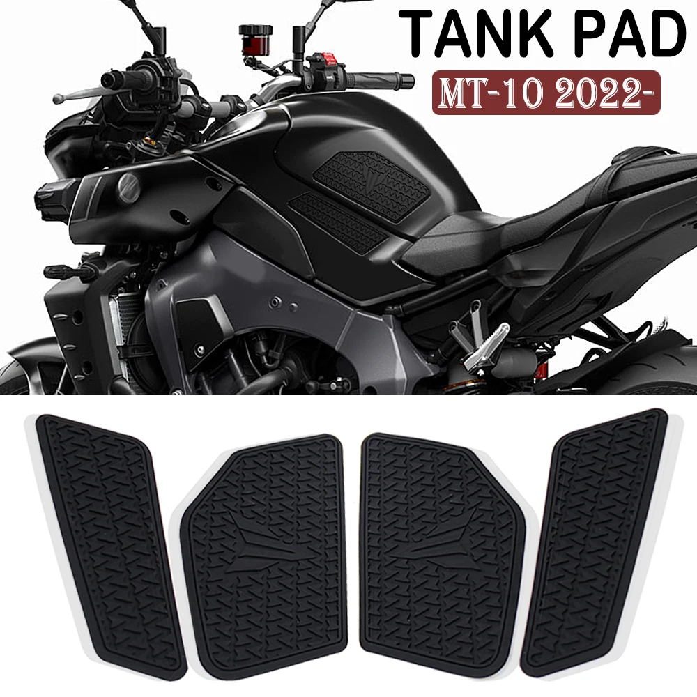 New For YAMAHA MT-10 2022 MT10 Motorcycle Accessories Tank Pad Fuel Gas TankPad Protector Decal Stickers 2023 MT 10 Tank Pads