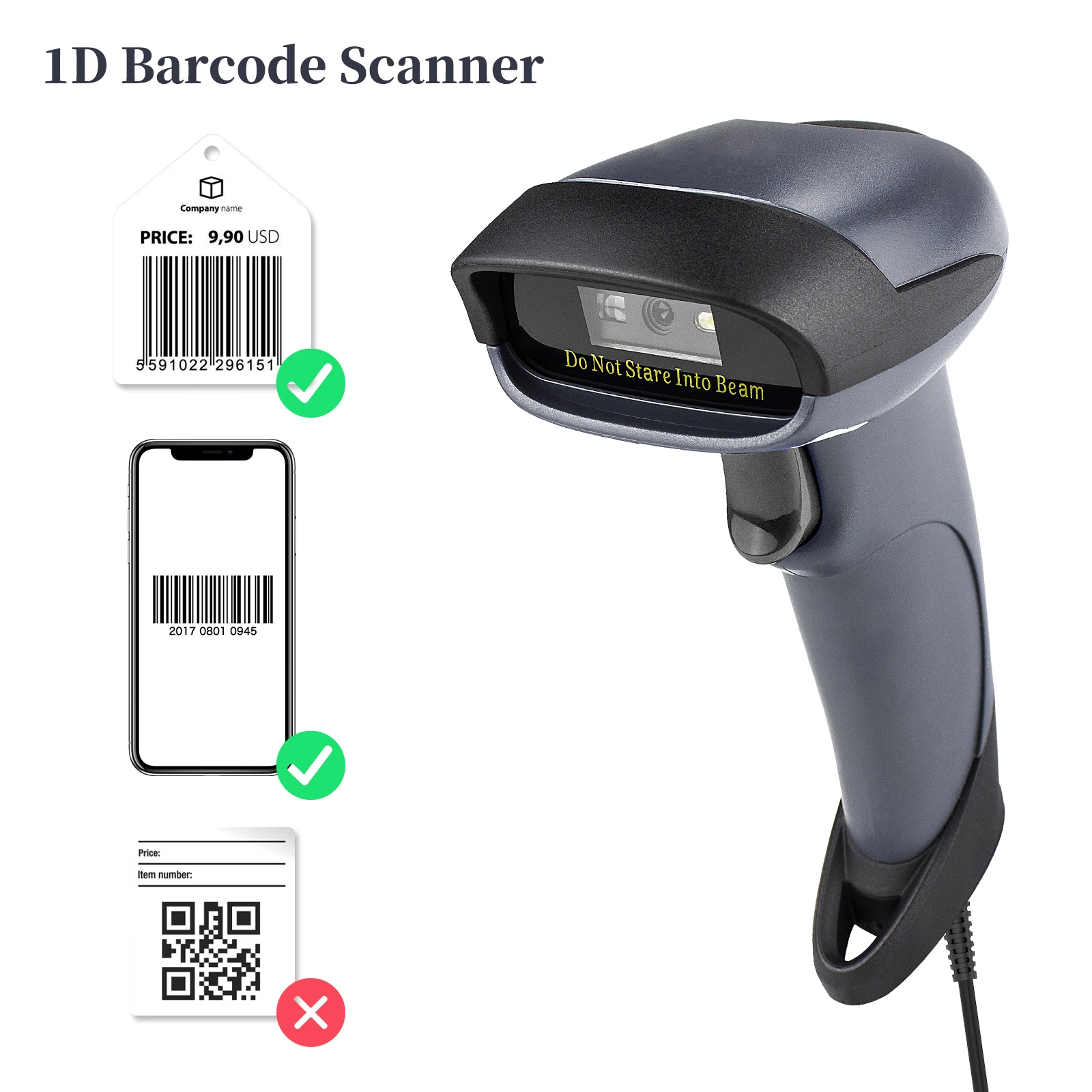 Imagem -05 - Radall-barcode Scanner Portátil 1d e 2d sem Fio Pagamento de Tela Suporte pc Linux Mac