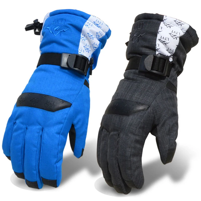 

Outdoor Sport Mountain Man Skiing Mittens Winter Waterproof Warm Women Snow Gloves Cross Country Waterproof Snowboard Gloves