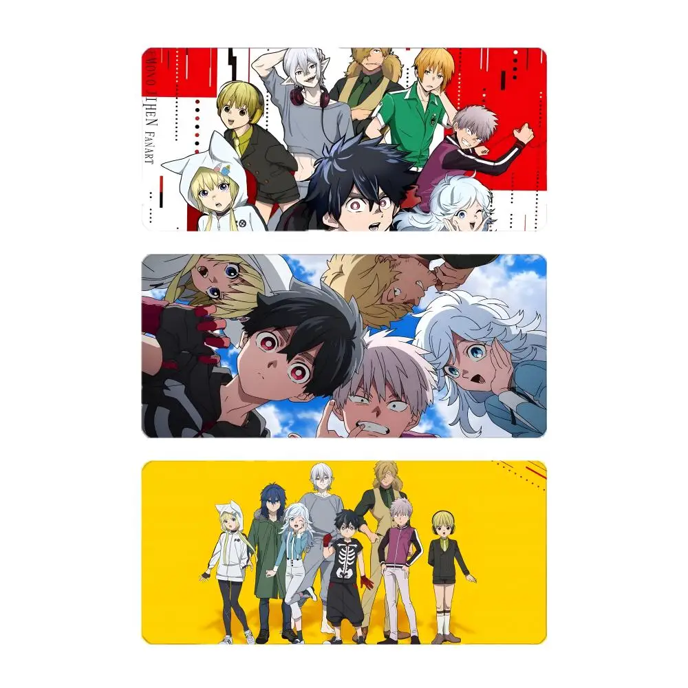 Mysterious Exciting Anime K-Kemono Jihen Mouse Pad Large Gaming Mousepad with Stitched Edges Thickened Desk Mat PC