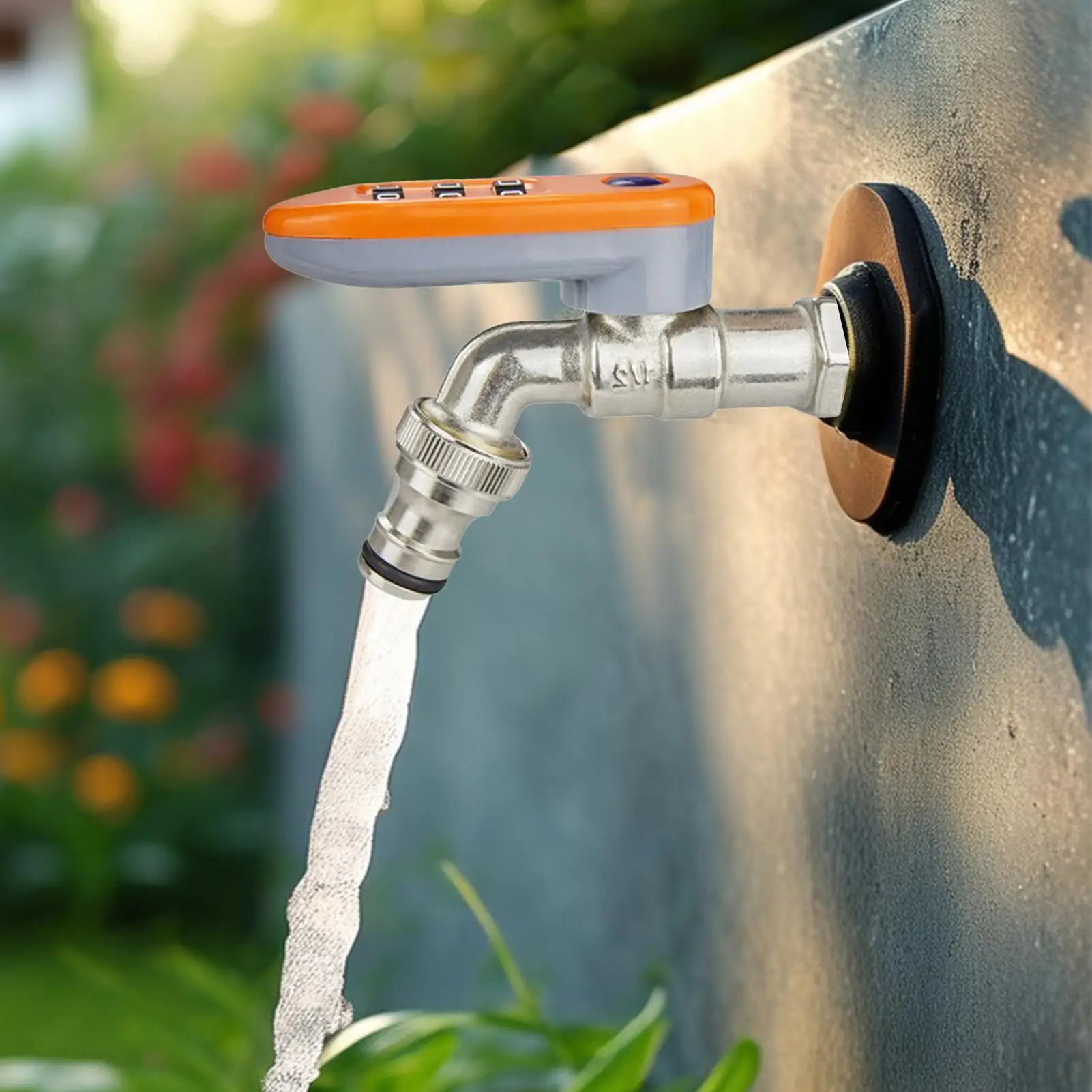 Water Faucet Lock Outdoor Outdoor Irrigation Valve Lock System With Code Water Valve Device For Rental Farm Yard Restaurant