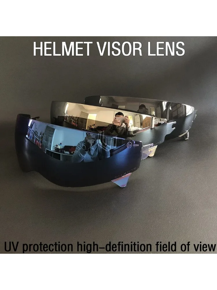 Visière PC Anti-UV pour casque de moto, visière de remplacement foncée pour Scorpion EXO Combat/Covert-X Retro