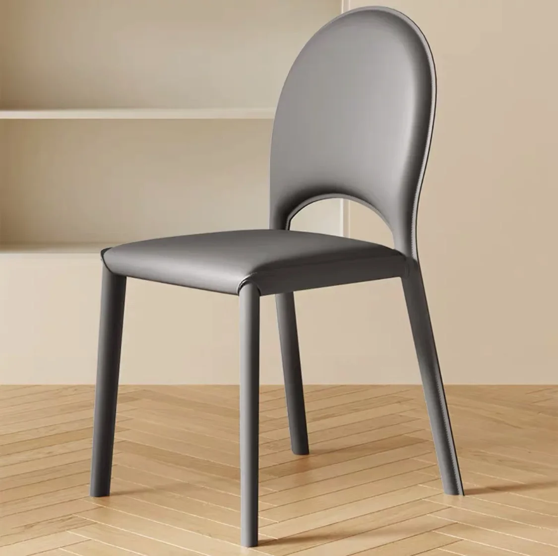 Cream style dining chair modern minimalist
