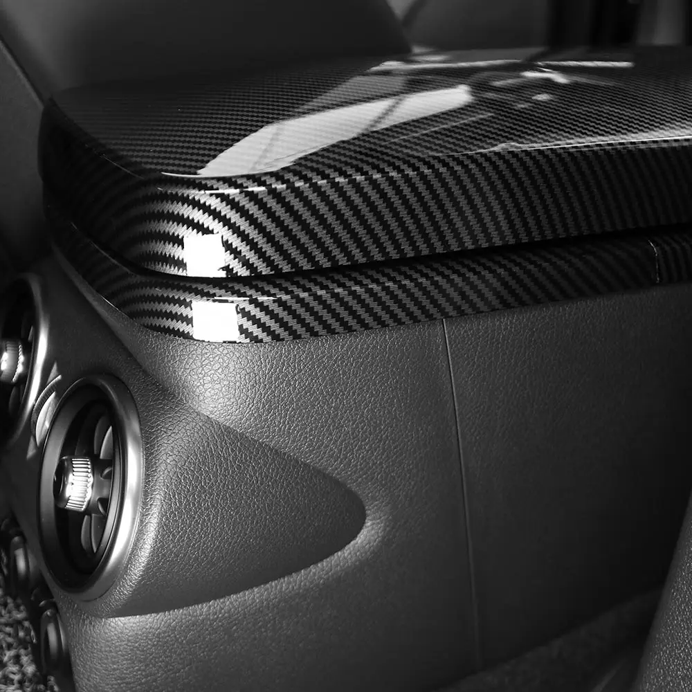 

Car Interior Parts Carbon fiber Central Console Gear Shift Panel Frame Trim Cover ABS Plastic For Kia Stinger 2018-2023 LHD/ RHD