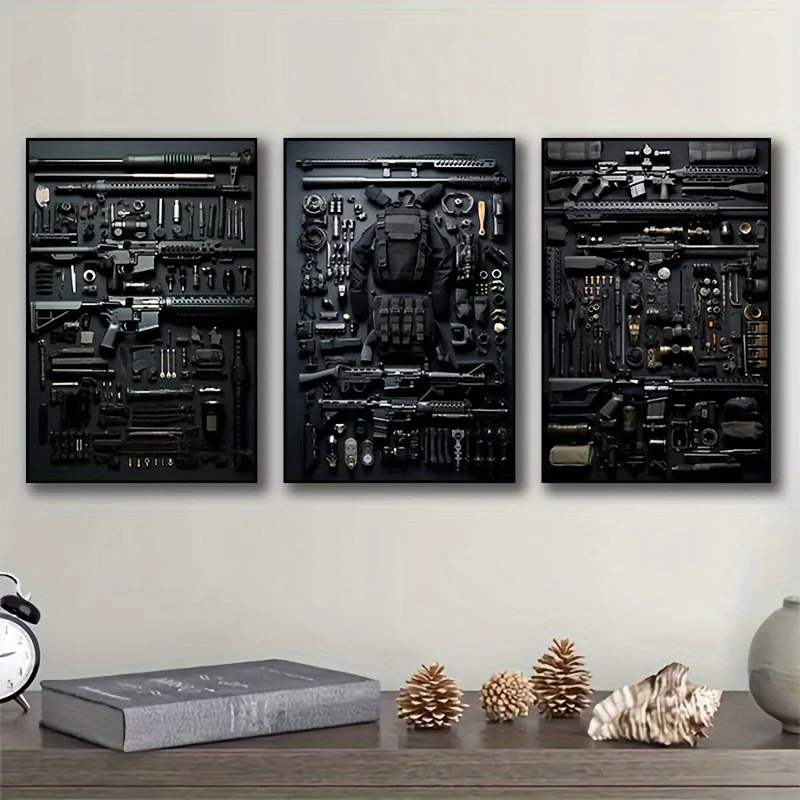 3-pecas-arte-deco-acessorios-de-arma-geometrica-impressoes-em-tela-posters-de-parede-sem-moldura-com-rifle-ak-47-e-design-de-municao-para-mod