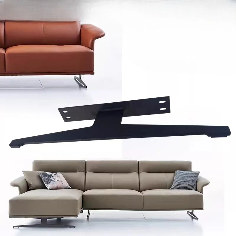 

Металлические ножки для дивана в европейском стиле, черные мебельные опоры, устойчивая опорная база для журнального столика и тумбы под телевизор, прочная замена.