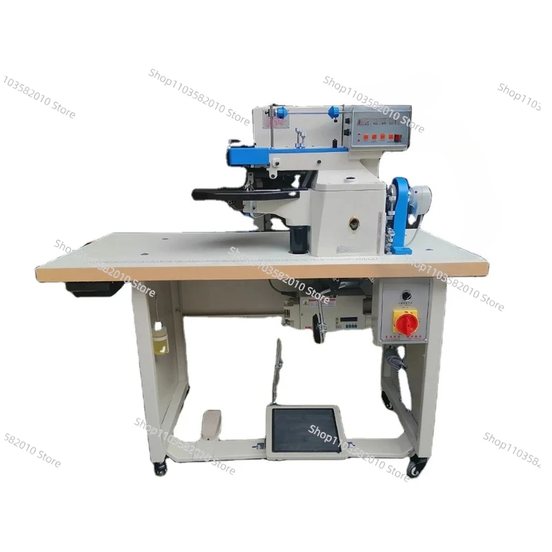 Automatic Gluing Folding Machine Leather Edge Upper Hot Cement Shoe Making Sewing Tape Edge Folding Bags and Suitcases