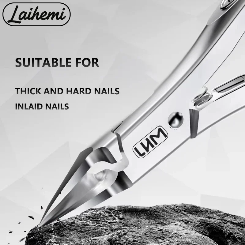 Ingrown Toenail Clippers - Heavy Duty Straight & Curved Blade Nail Nippers for Thick, Hard, and Ingrown Toenails view 2