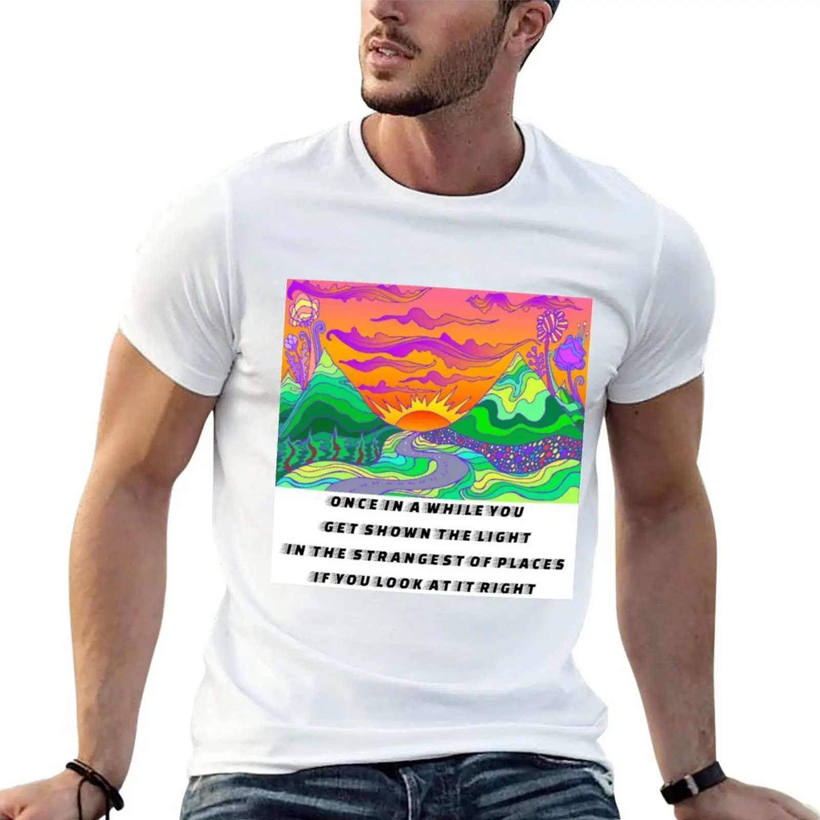 Once in a while you get shown the light T-Shirt Blouse sublime t shirt men
