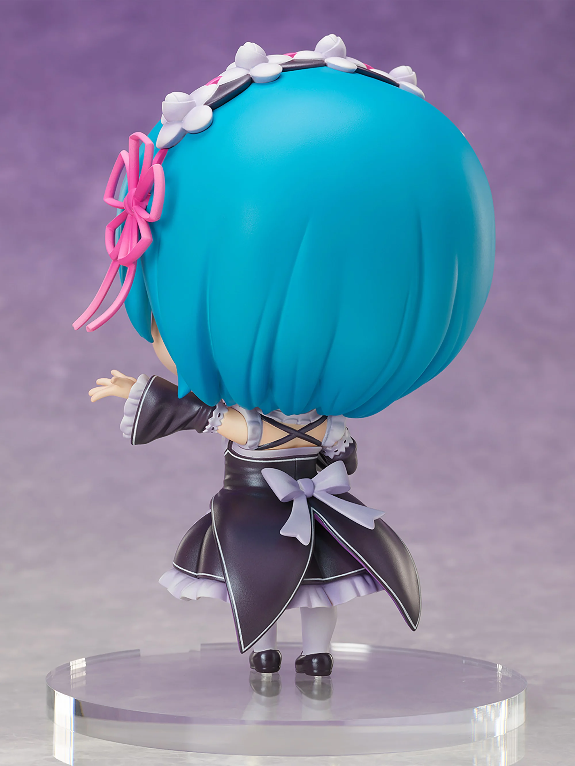 Figura periférica de Anime Life in a different world from zero Rem Q edition, bonita figura de estilo, chica bonita, mano clásica