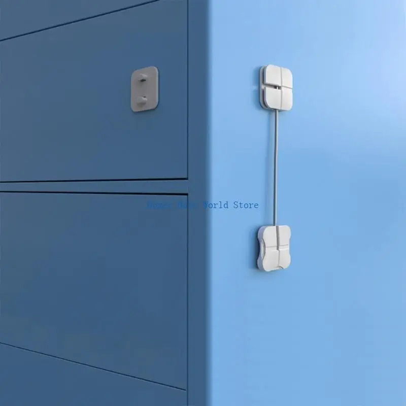 B2QD قفل أمان للأطفال، ثلاجة، قفل حماية مفتوح، درج مقاوم للأطفال