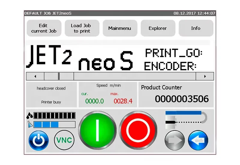Leibinger JET2neoS Refurbished Continuous Inkjet Printer for Industrial Printing