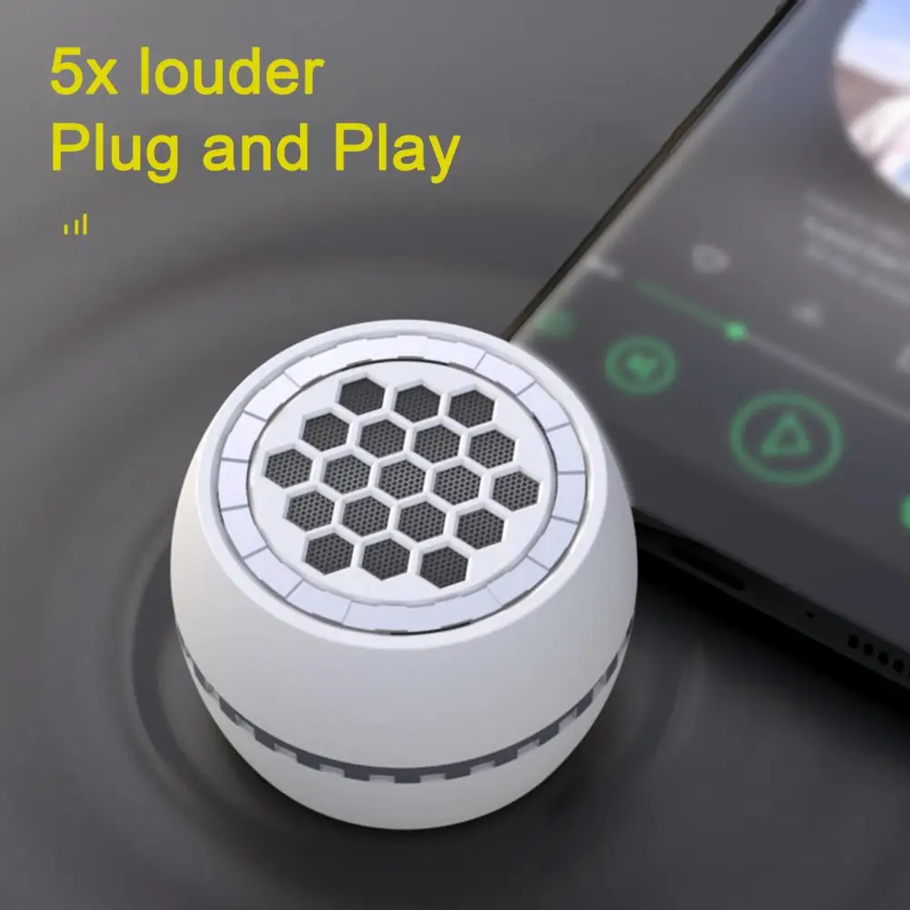 Altavoz auxiliar de alto volumen, minialtavoz de ordenador para teléfonos móviles, portátiles, Plug Play, Audio-visual con salida de volumen
