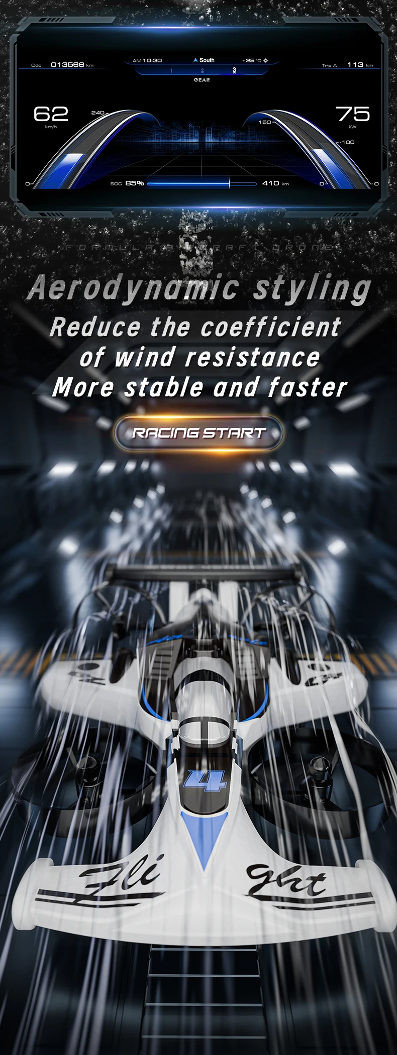 2026 2in1 Amphibious RC Car And RC Plane 2.4G Left and Right Throttle Drift Racing Fixed-wing Aircraft Drone Toys For Children