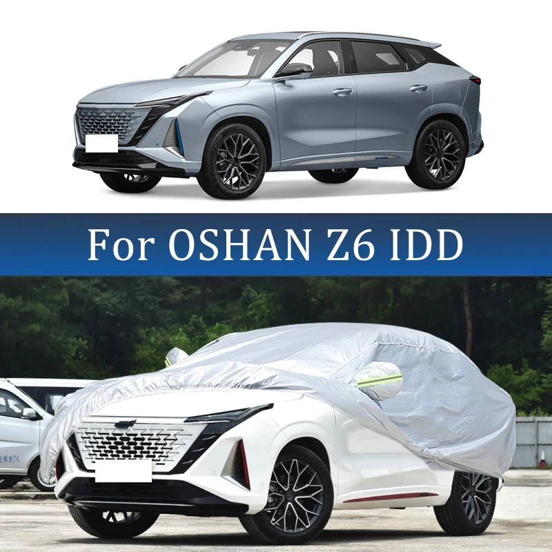 

For OSHAN Z6 IDD Outdoor Protection Full Car Cover Snow Cover Sunshade Waterproof Dustproof Exterior Car Accessories