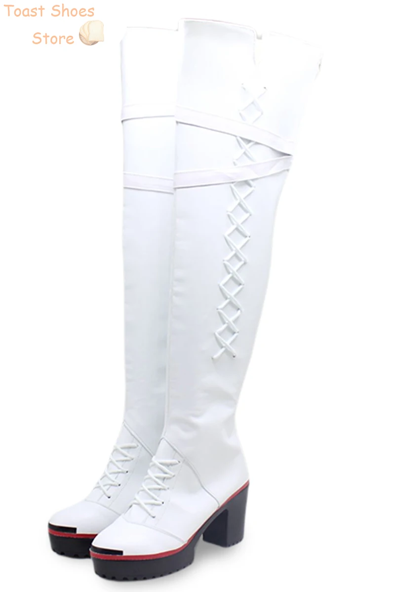 Jogo Path to Nowhere Wendy Sapatos Cosplay, Botas de Carnaval de Halloween, Sapatos PU, Adereços Cosplay, Costume Prop