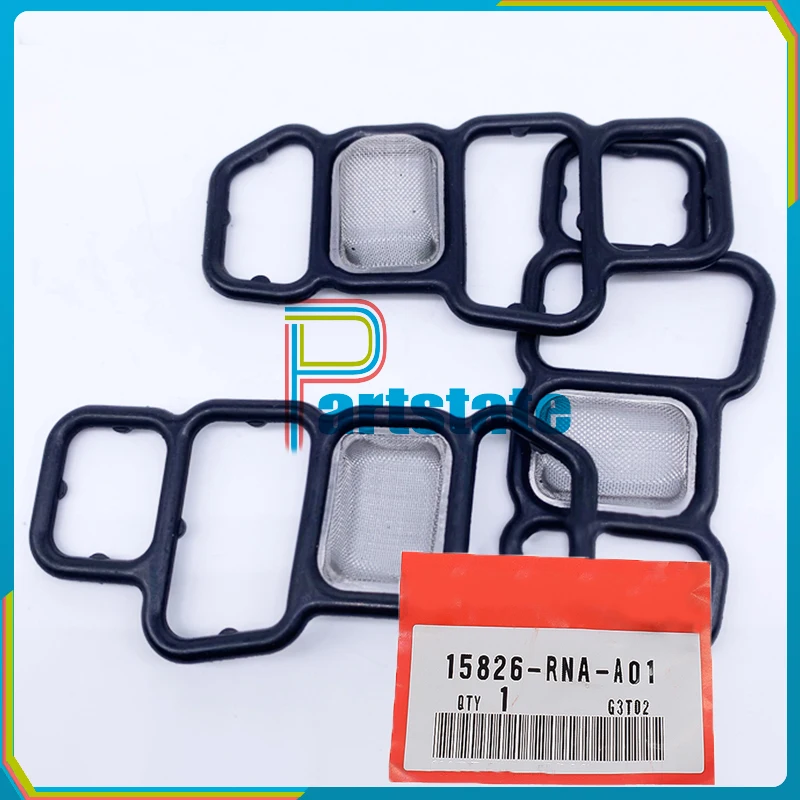 3pcs VTEC Solenoid Gasket With Filter 15826-RNA-A01 15826RNAA01 Fits For Honda Civic 2006-2014 For Accord 2008-2014 2.0L