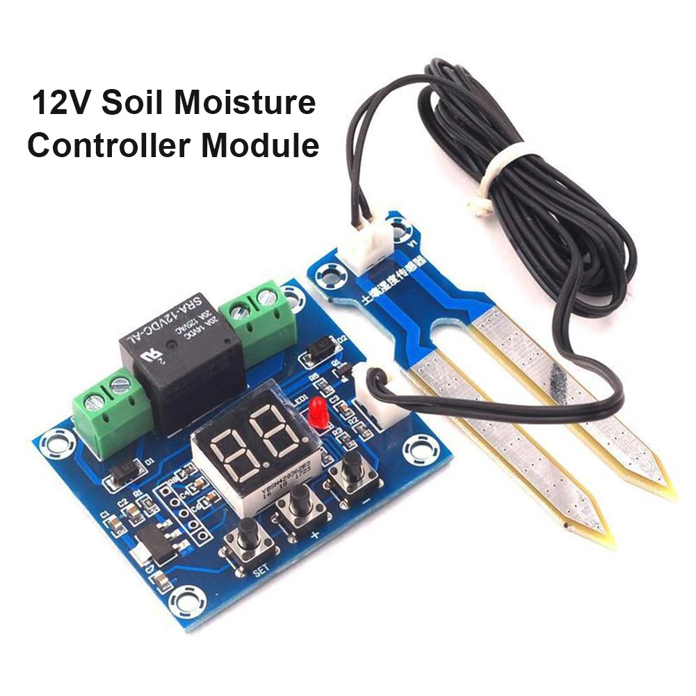 Irrigation System Automatic Detector Soil Humidity Sensor Controller Irrigation System Automatic Watering Module 12V