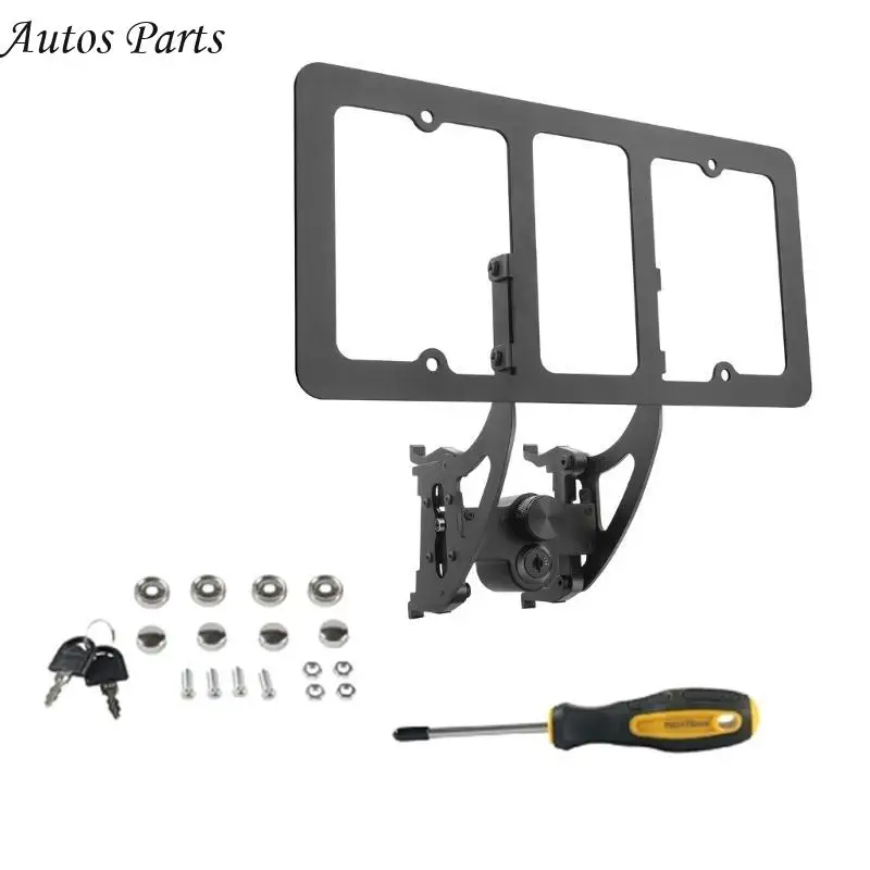 

57BA AntiTheft Front License Plate Frame For Y 2021-2023 Not Adhesives Not Drill License Plate Bracket