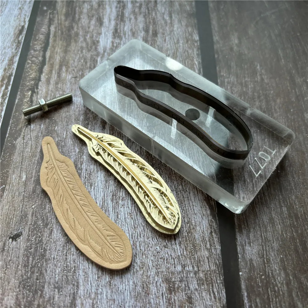 Leather Brass Stamp Mold Cutting Die Set Custom Logo Stamping Tool Cutter Keychain DIY Craft Knife Pressing Hot Stamps Carving