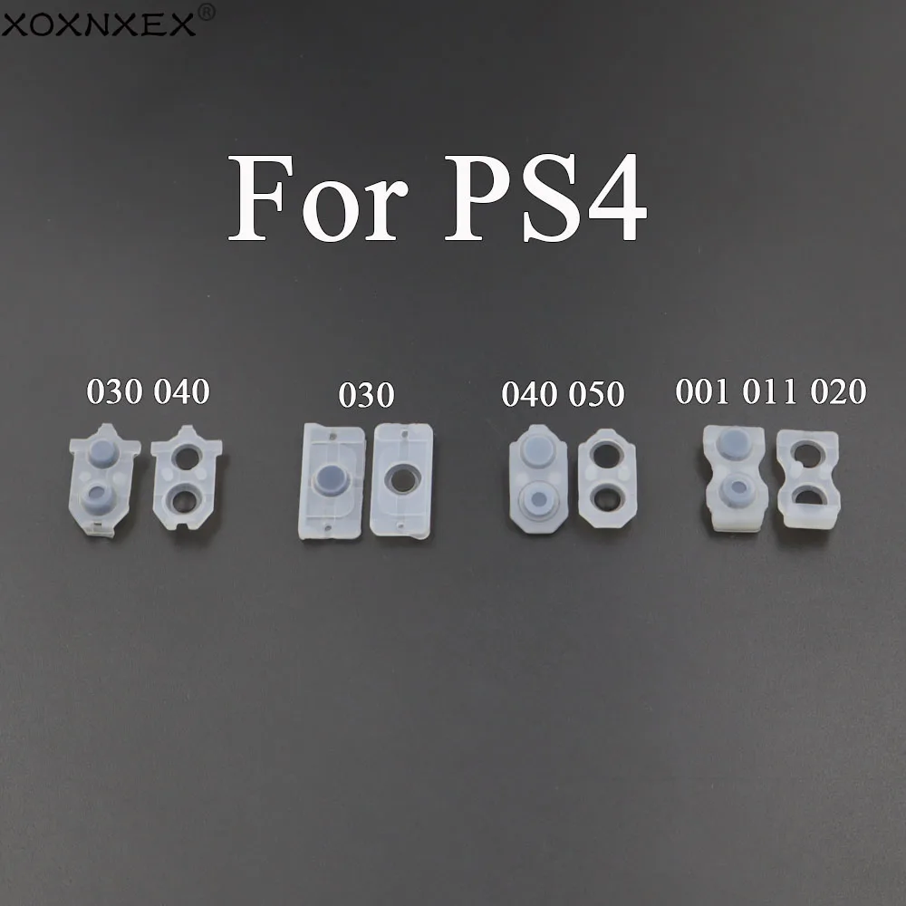 2/4/10PCS Conductive Rubber Pads For PS4 Controller JDS001 011 030 JDM‑030 040 055 L1 R1 L2 R2 Trigger Buttons Repair Parts