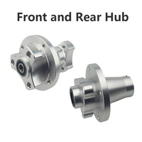 High quality CNC silver front & rear disc brake hub Wheel Rim Hub for monkey Z50bike