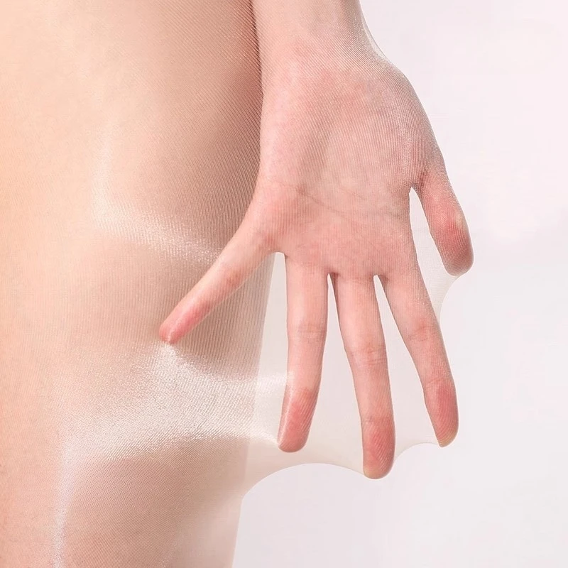 حجم كبير سلس سليم عالية الخصر جوارب طويلة 5D أورورا النفط لامعة جوارب الحفلات المرأة مثير شفافة ملابس داخلية جيدة التهوية