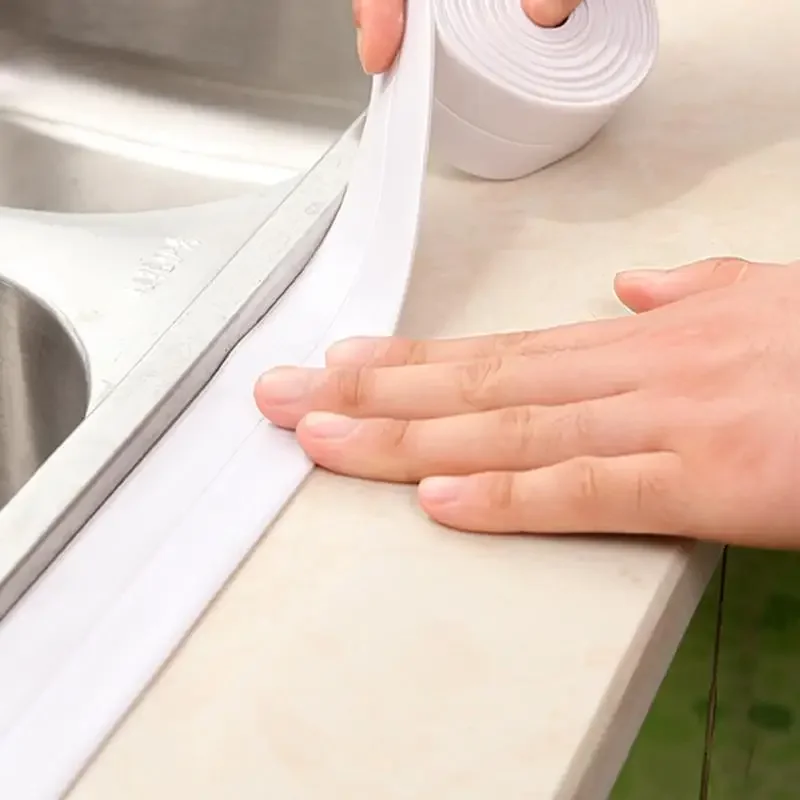 3.2M 3.8M Length Waterproof Oil Proof Tape Strip Kitchen Sink Paste Gap Beauty Stitch Seam Bathroom Toilet