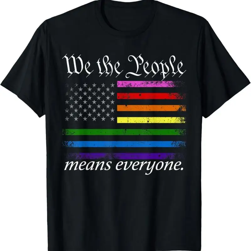 

We The People Means Everyone Usa Lgbt Equality T Shirt