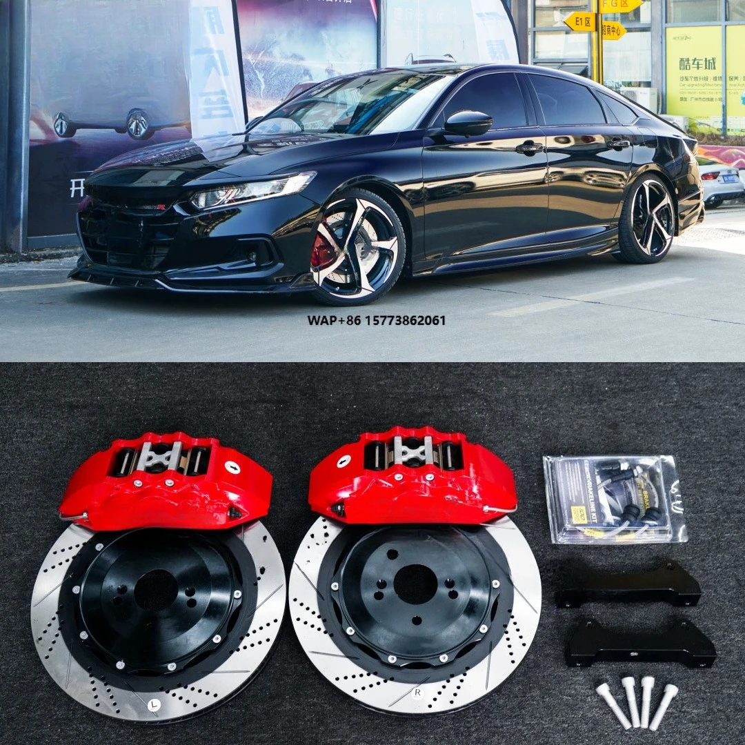 

Front Big Brake Kit P60ES 6 Piston Caliper With 378*32 mm Rotor BBK Auto Brake System for Accord 19 Inch Car Rim