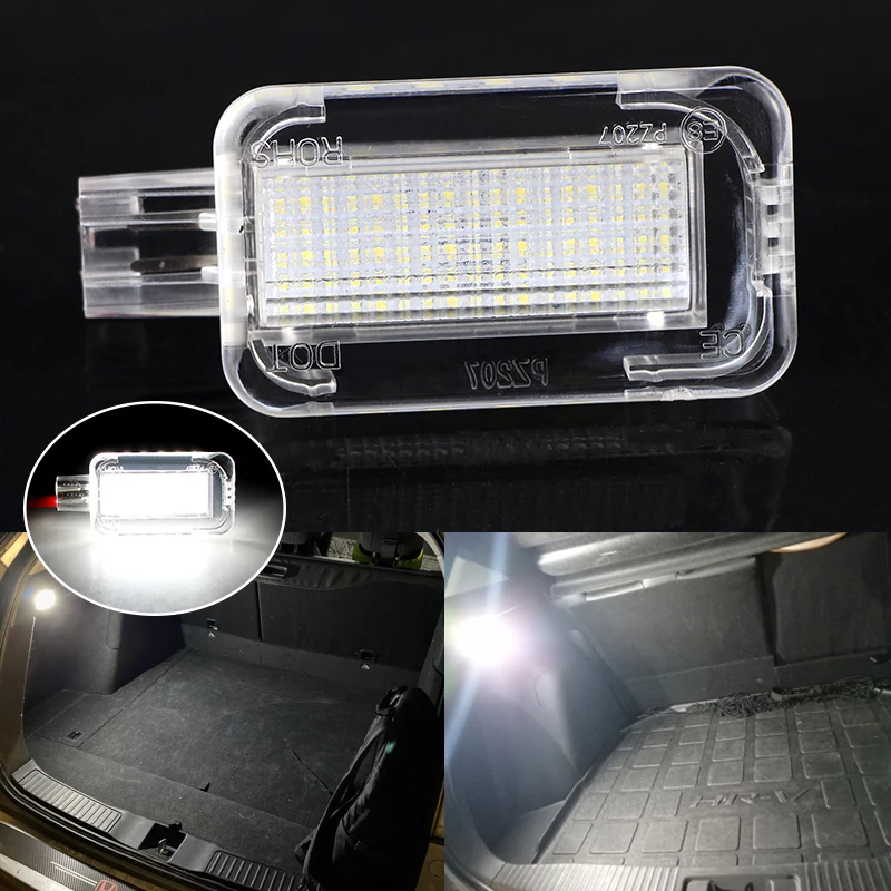 

1 шт./2 шт. для Honda Civic 2001-2019 Fit Jazz Insight Accord ксеноновый белый светодиодный внутренний светильник, лампа для багажного отделения, светильник для багажника