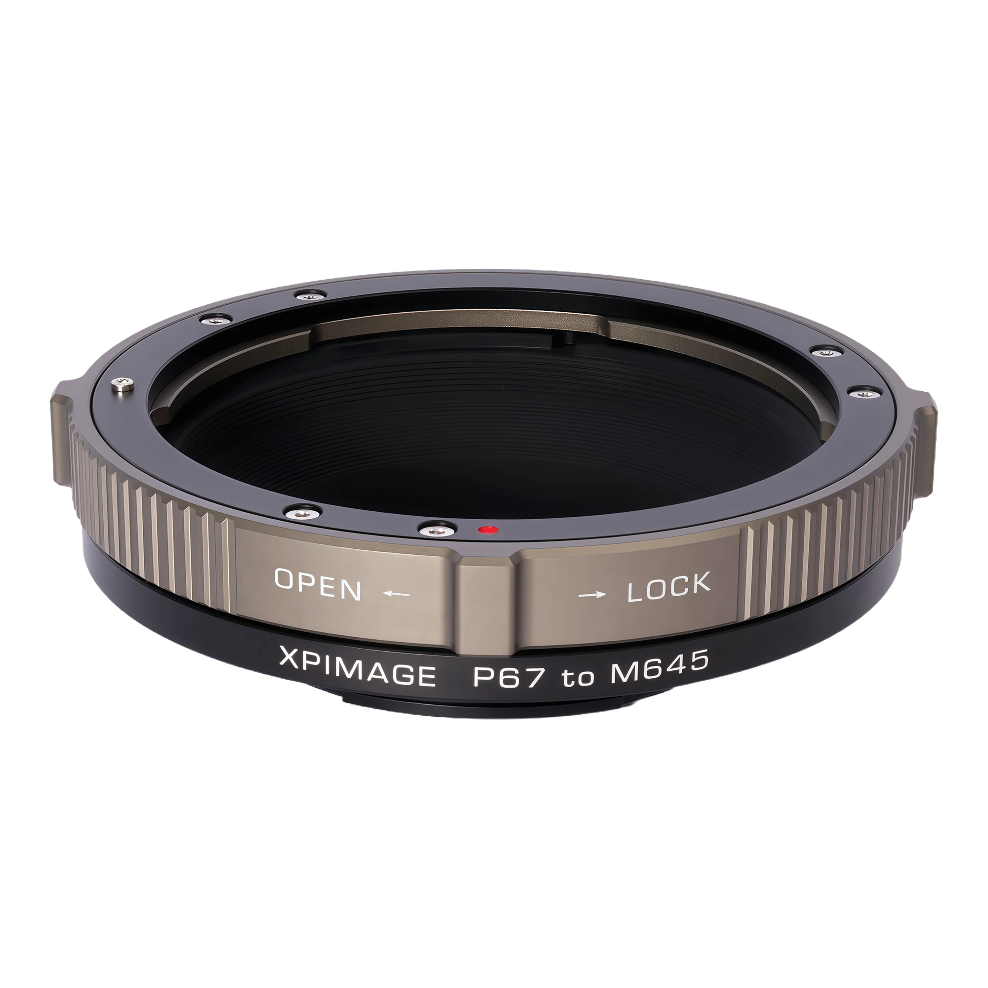 XPIMAGE Lens Mount Adapter Ring Compatible with Pentax 67 Lens to Mamiya 645 M645 AF DF AFD Cameras