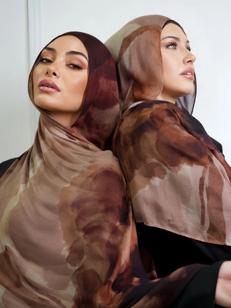 

168 цветов модальный принт хиджаб шарф премиум мягкий дышащий мусульманский модный платок головной платок повязки на голову для женщин хиджаб тюрбан