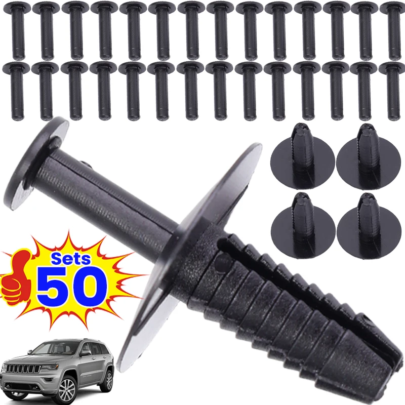 

10-50 комплектов, пряжки для отделки бампера, автомобильные заклепки, зажимы для фиксации порога, зажим для колесной арки для Mercedes-Benz BMW357, автоаксессуары