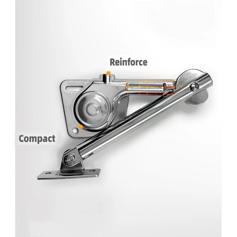 New 4Pcs Support Cabinet Door Stay Hydraulic Lift Up Lids Support Opening Hinge Stay