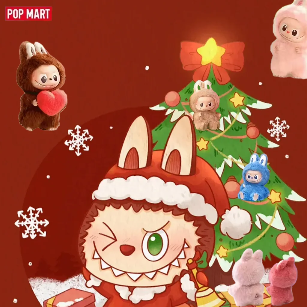 

Original POP MART Labubu The Monsters Pin for Love Series Vinyl Plush Pendant Blind Box Toys Posable Figure Collectors Toys