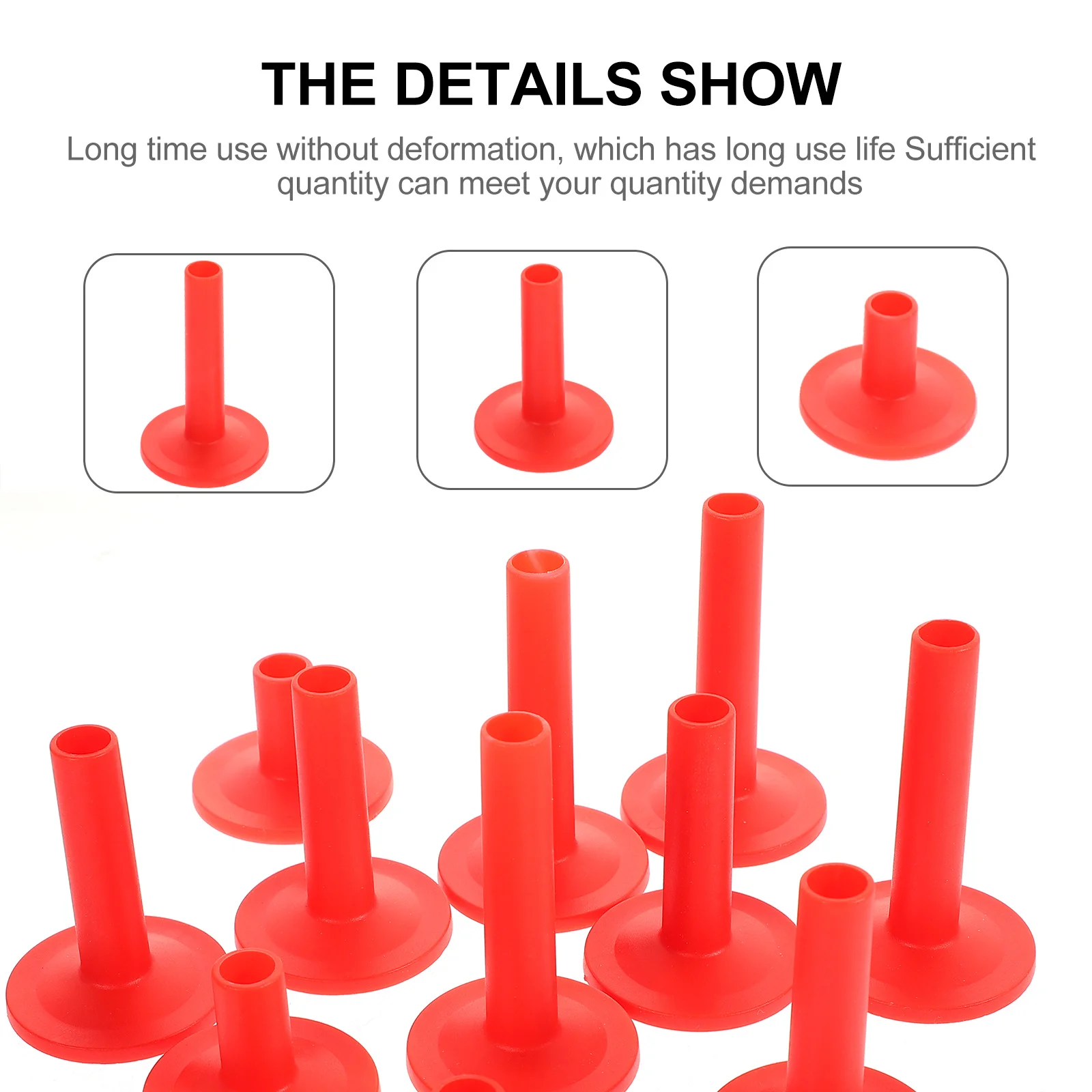 

12pcs Drum Cymbal Sleeves Plastic Replacement For Flanged Cymbal Sleeves Durable Percussion Accessories Casing Tool
