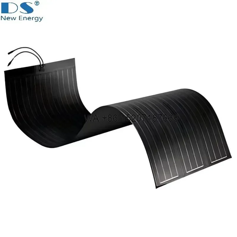 Wmwmnu 520W Flexible Solar Panel Monocrystalline Module for RV Boat Caravan Camping Off Grid Power System Waterproof High