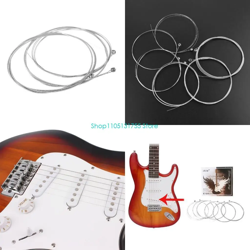 

K0EF Electric Guitar Strings Amola 008-038 Plated Steel Stainless Steel Nickel 1st-6th Strings Super Light Guitar String