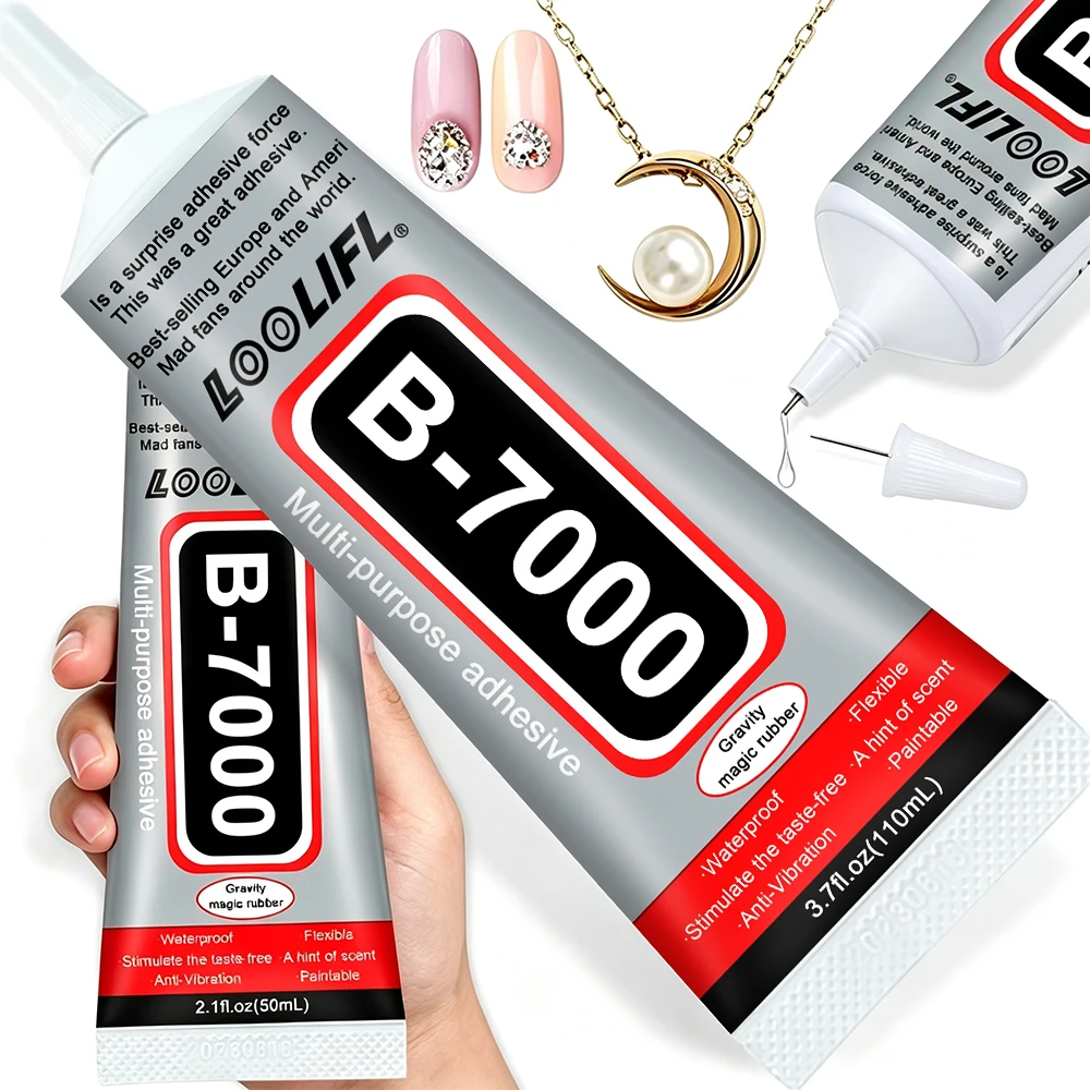 Clear Super Glue  Multi‑Purpose Flexible Adhesive Low Odor for Phone Repair Jewelry Rhinestone DIY Handcraft Glass Metal Plastic