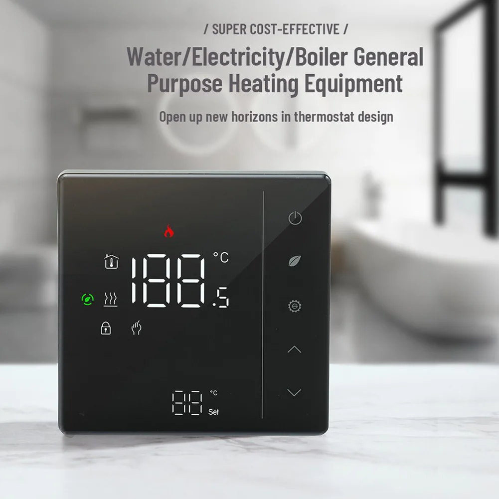 Temperature Controller Electric Floor Heating Thermostat Power Outage Protection Thermostat Wall Mounted Thermostat