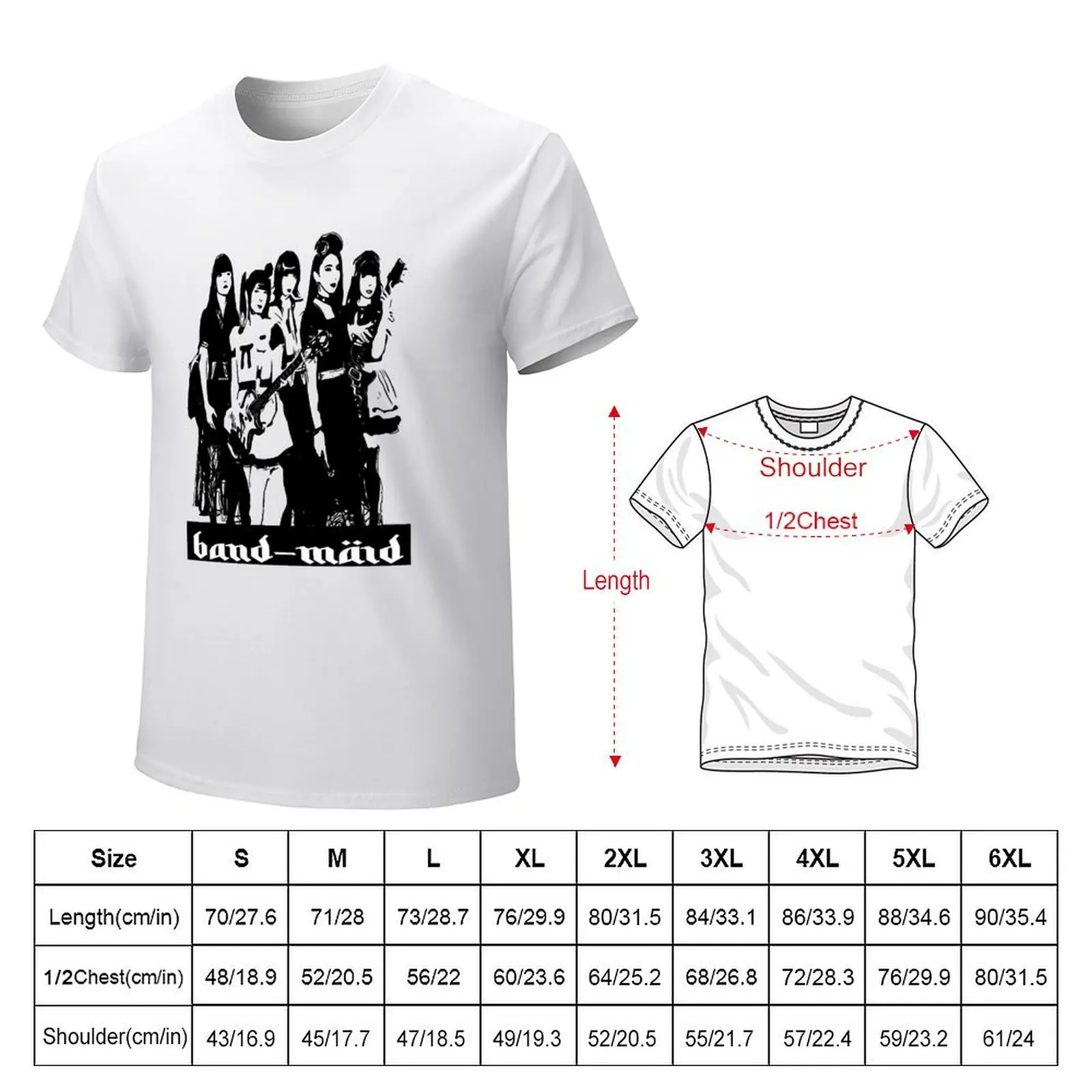 Gift For Men Band Maid T-Shirt sports fans blanks plain Short sleeve tee men