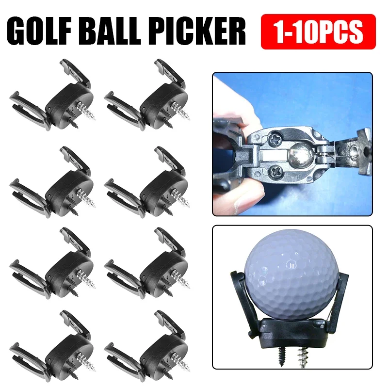 

1-10Pcs Outdoor Golf Ball PickUp For Putter Open Pitch And Retriever Golf Ball Picker Golfball Pick Up Tools Golf Training Aids